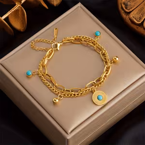 Turquoise Pendant Bracelet