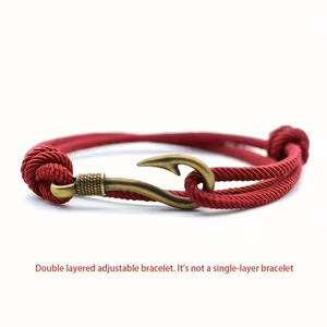 Fish Hook Anchor Bracelet