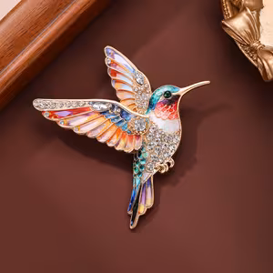 Hummingbird Brooch