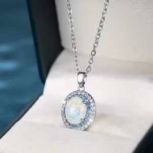 Opal Sea Blue Pendant