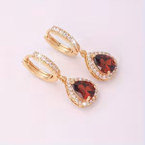 Gold Plated Drop Earrings